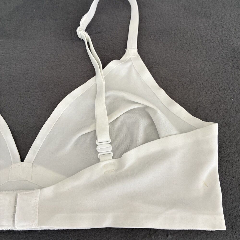 Gap Bralette Women Medium Black No-Show Bralette Wireless Adjustable Straps - Picture 6 of 14